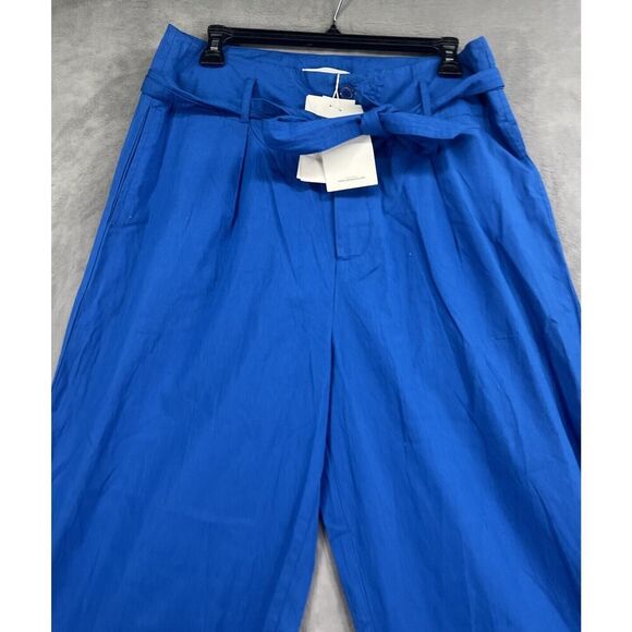 Anthropologie Antik Batik Ketty Belted Trousers Size Small Blue - Picture 5 of 12